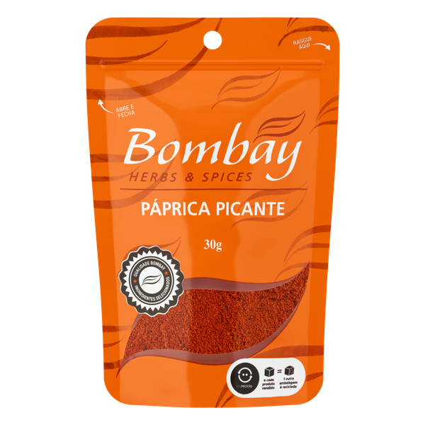 PAPRICA PICANTE EM PO BOMBAY SH 30G