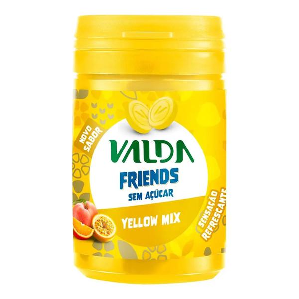 PASTILHA VALDA FRIENDS FRUTAS AMARELAS PT 50G