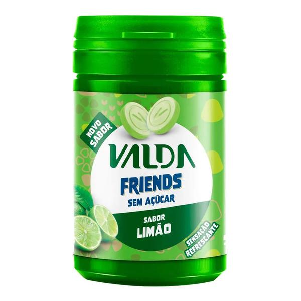 PASTILHA VALDA FRIENDS LIMAO PT 50G