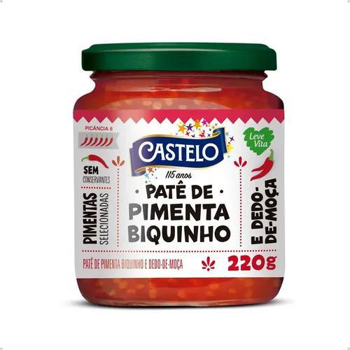 PATE PIMENTA BIQUINHO CASTELO C/ DEDO DE MOCA 220G