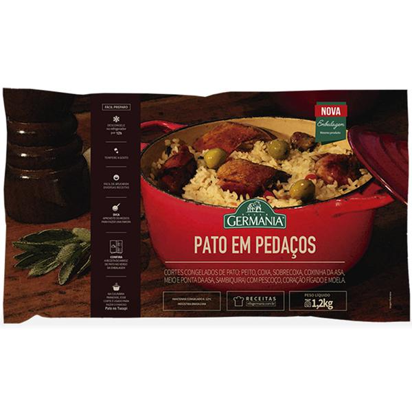 PATO EM PEDACOS C/OSSO VILLA GERMANIA CONG 1,2KG