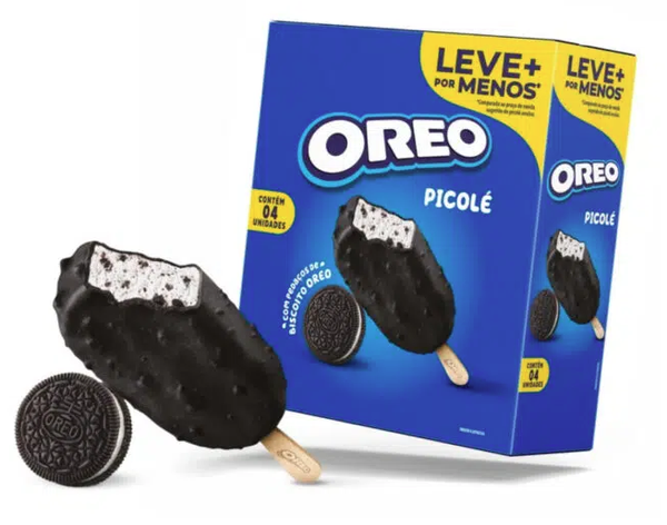 PICOLE OREO BAUNILHA STICK MULTIPACK 4X65G