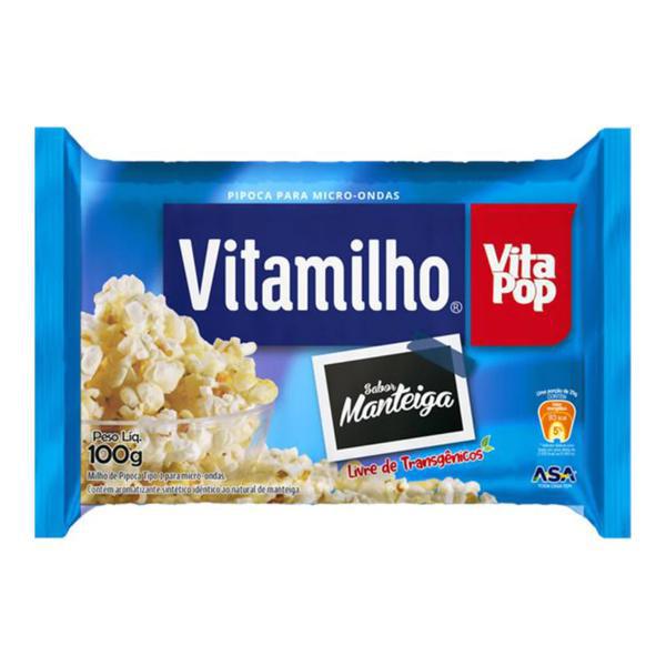 PIPOCA MICRO VITAMILHO MANTEIGA 100G