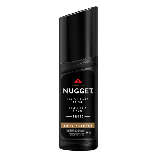 POLIDOR DE SAPATO LIQ PRETO NUGGET 60ML