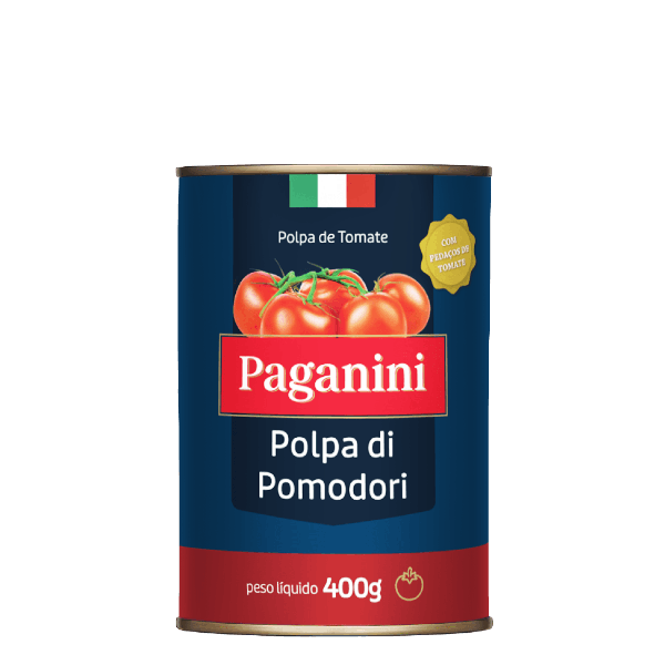 POLPA DE TOMATE PAGANINI TRADICIONAL LT 400G