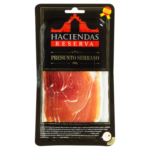 PRESUNTO SERRANO HACIENDAS RESERVA FAT 100G