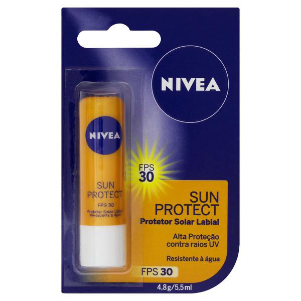PROT LABIAL SUN PROTEC FPS30 NIVEA 4,8G