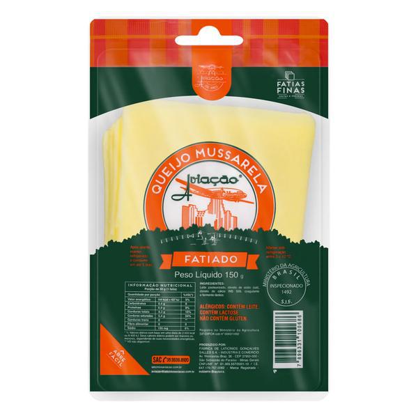QUEIJO MUSSARELA FATIADO AVIACAO 150G