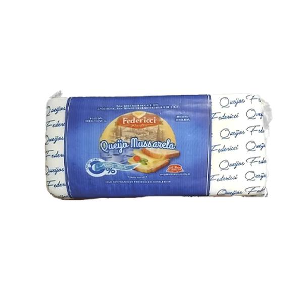 QUEIJO MUSSARELA FEDERICCI ZERO LACTOSE KG