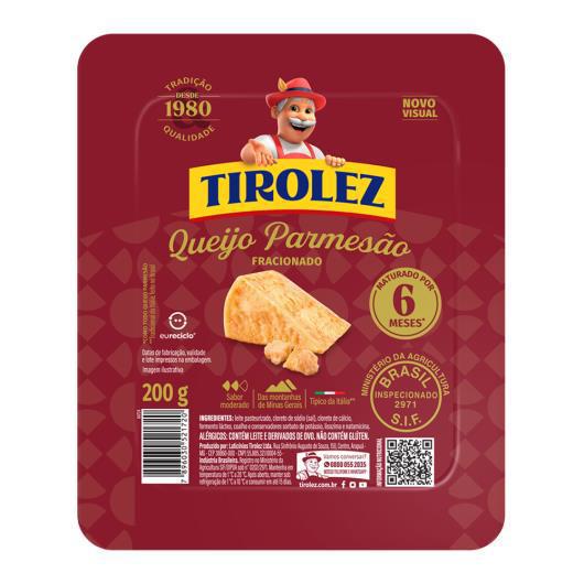 QUEIJO PARMESAO 6M FRACIONADO TIROLEZ 200G