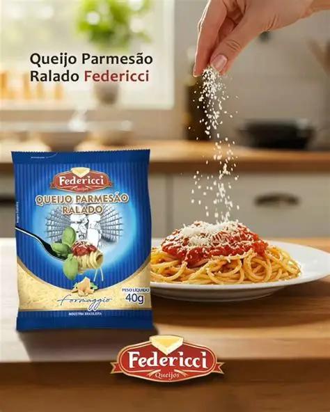 QUEIJO PARMESAO FORMAGGIO FEDERICCI RALADO 40G