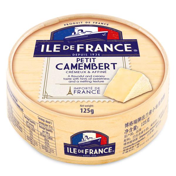 QUEIJO PETIT CAMEMBERT ILE DE FRANCE POLENGHI 125G