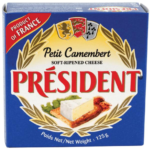 QUEIJO PETIT CAMEMBERT PRESIDENT 125G