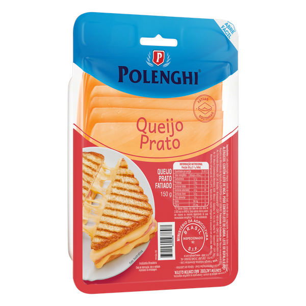 QUEIJO PRATO FATIADO POLENGHI 150G