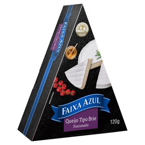 QUEIJO TIPO BRIE FAIXA AZUL FRACIONADO 120G