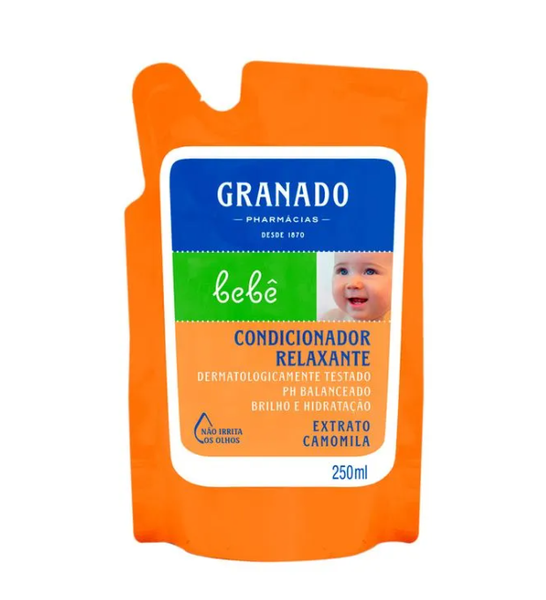 REFIL COND. BEBE CAMOMILA GRANADO 250ML