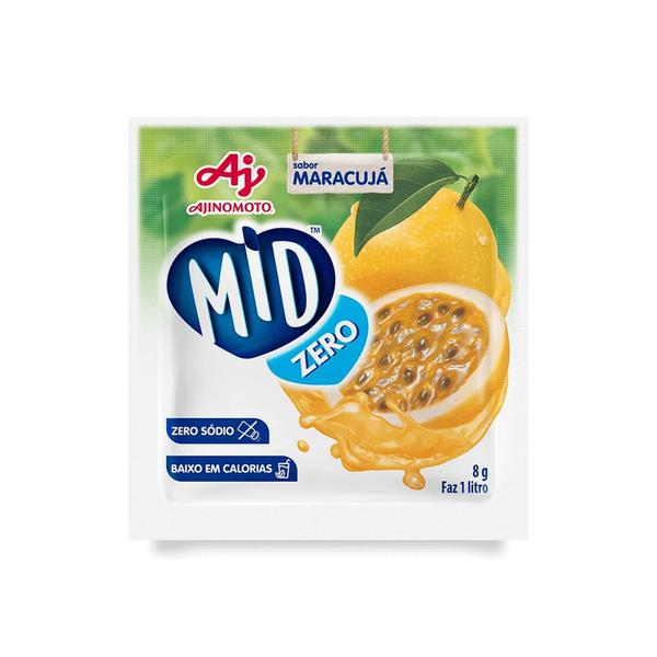 REFRESCO EM PO MID ZERO MARACUJA 8G