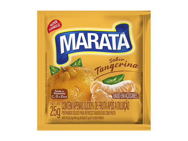 REFRESCO SABOR TANGERINA MARATA 25G