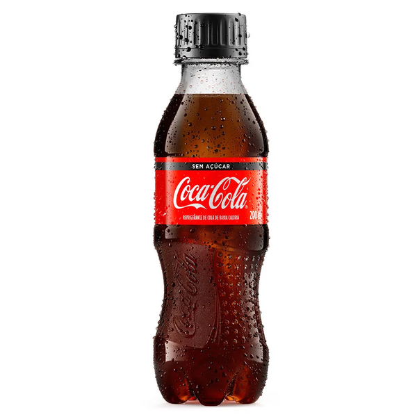 REFRI COCA COLA S/ ACUCAR PET 200ML