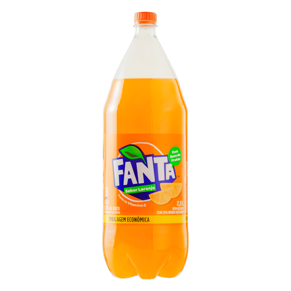 REFRI FANTA LARANJA PET 2,5L