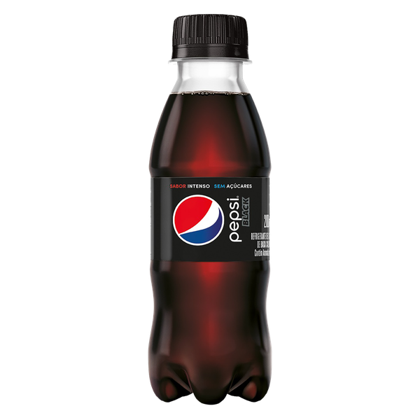 REFRI PEPSI BLACK PET 200ML