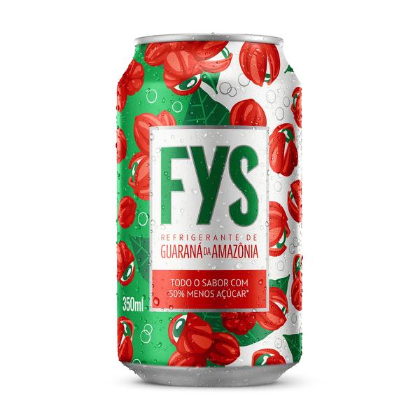 REFRIGERANTE FYS GUARANA DA AMAZONIA LT 350ML