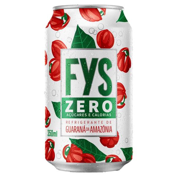 REFRIGERANTE FYS GUARANA DA AMAZONIA ZERO LT 350ML