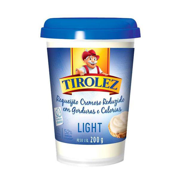 REQUEIJAO CREM TIROLEZ  LIGHT 200G