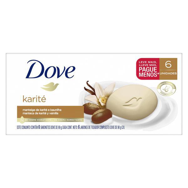 SAB BARRA DOVE KARITE E BAUNILHA COM 6 LV