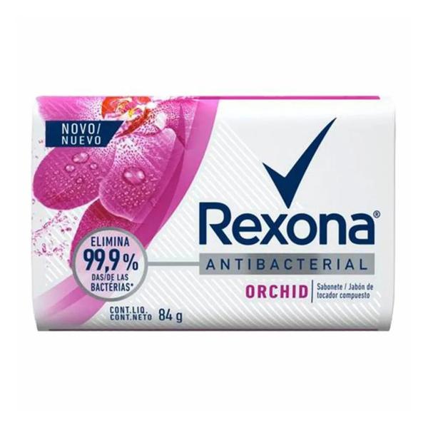 SAB BARRA REXONA ANTIB ORCHID AGUA ROSAS 84G