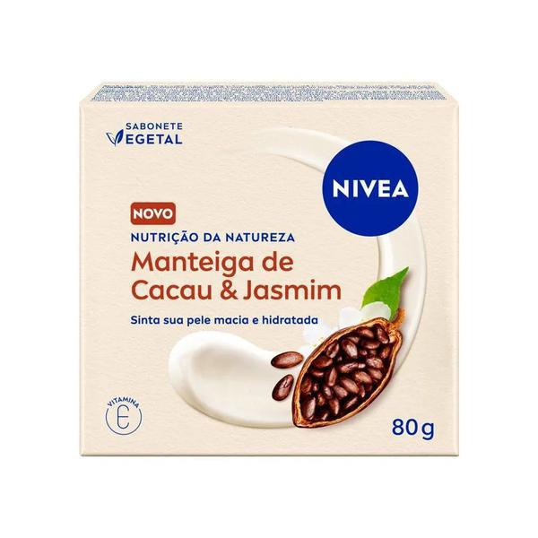 SABONETE BARRA MANTEIGA CACAU E JASMIM NIVEA 80G