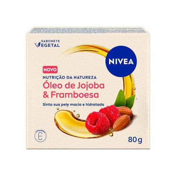 SABONETE BARRA OLEO DE JOJOBA E FRAMBOESA NIVEA 80G