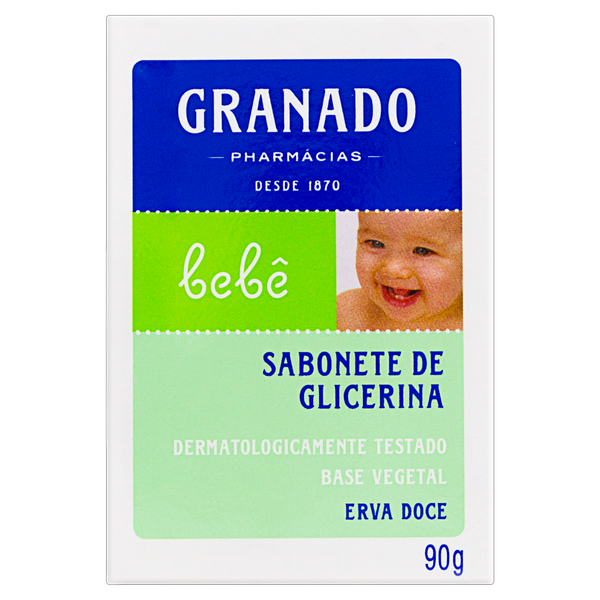 SABONETE GLIC. BEBE ERVADOCE GRANADO 90G