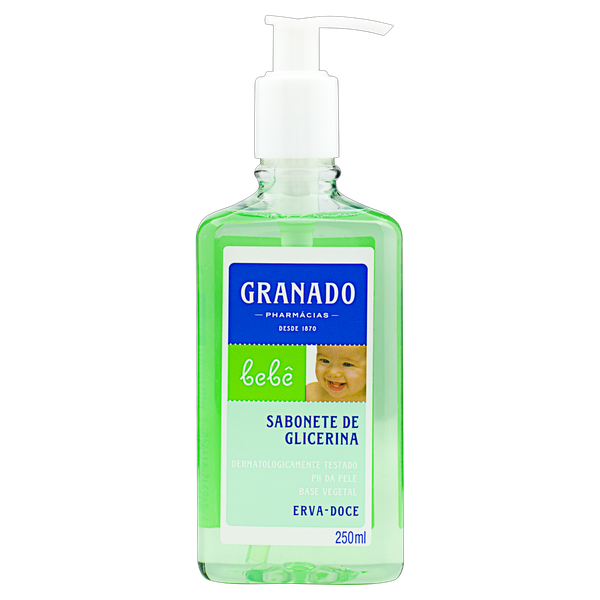 SABONETE LIQ. BEBE ERVADOCE GRANADO 250ML