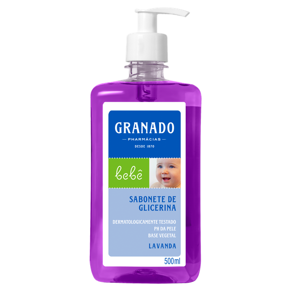 SABONETE LIQ.BEBE LAVANDA GRANADO 500ML