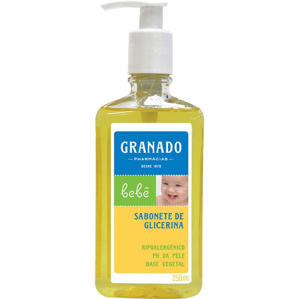 SABONETE LIQ. GLICERINADO BEBE GRANADO 250ML