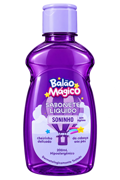 SABONETE LIQ SONINHO BALAO MAGICO 200ML