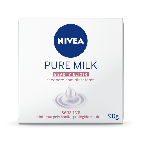 SABONETE PURE MILK SENSITIVE NIVEA 90G
