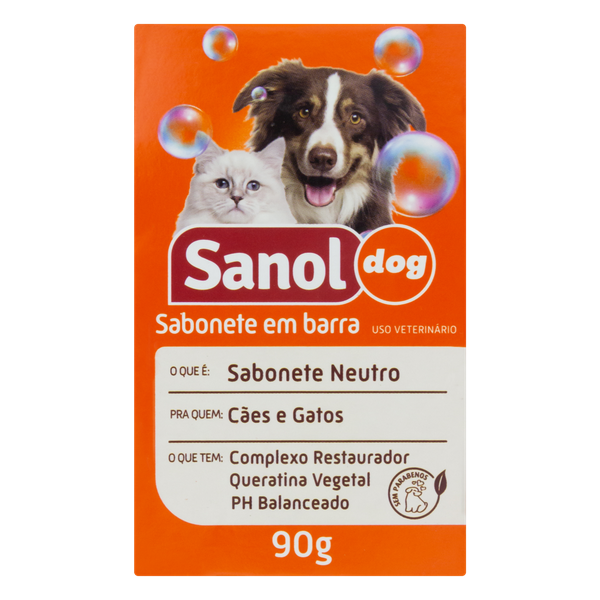 SABONETE SANOL DOG NEUTRO 90G