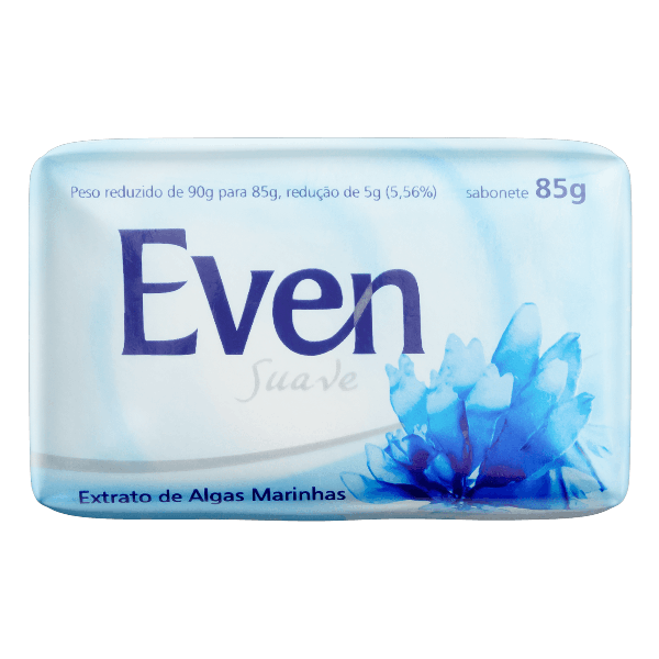 SABONETE SUAVE ALGAS MARINHAS EVEN 85G