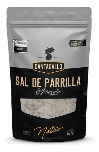SAL DE PARRILLA CANTAGALLO NETAO PIMENTA POUCH 500G