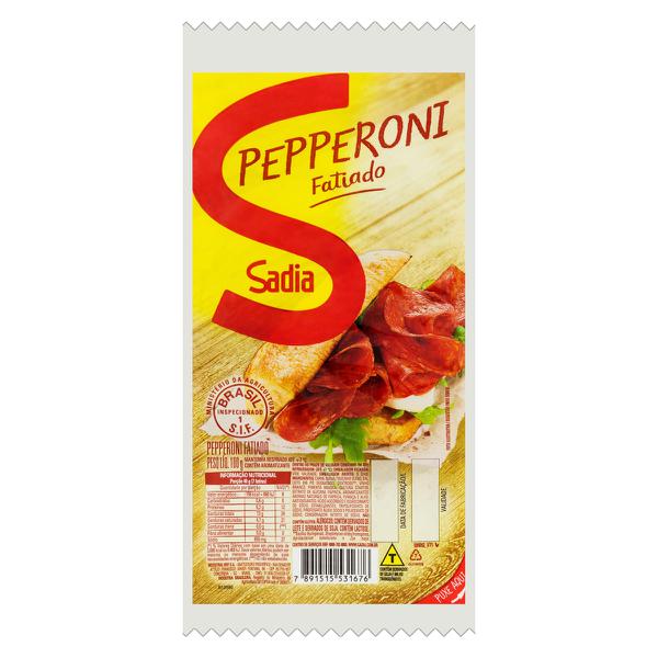 SALAME PEPPERONI SADIA FAT100G