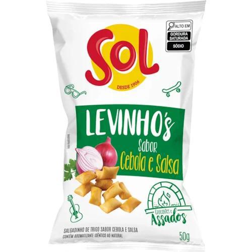 SALGAD SOL LEVINHOS CEBOLA SALSA 50G