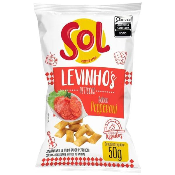 SALGAD SOL LEVINHOS PEPPERONI 50G