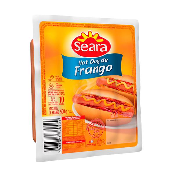 SALSICHA SEARA DE FRANGO 500G