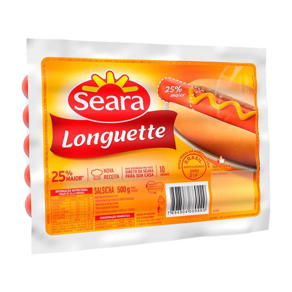 SALSICHA SEARA LONGUETTE RESF 500G