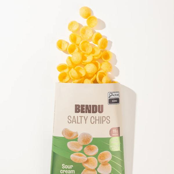 SALTY CHIPS BENDU SOUR CREAM 40G