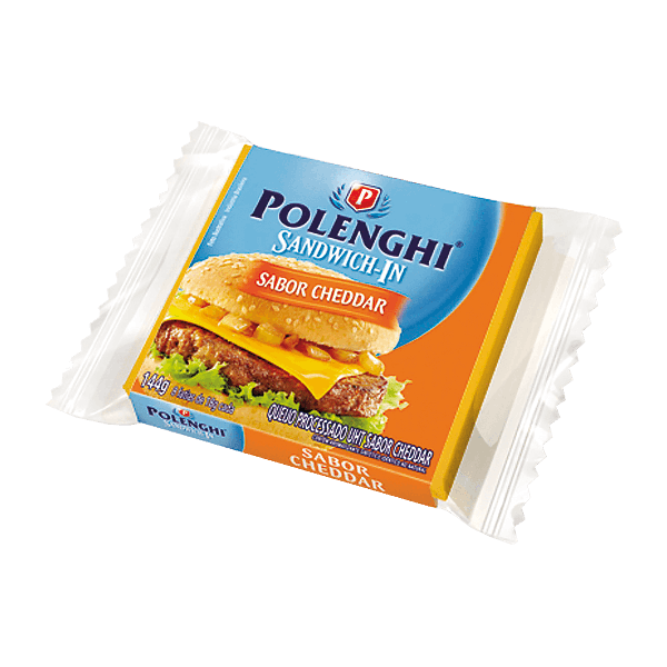 SANDWICH IN SABOR CHEDDAR L8P7  POLENGHI 144G