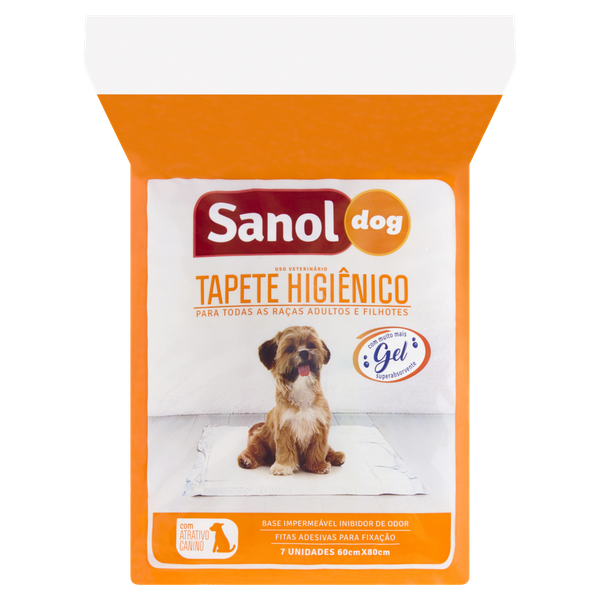 SANOL TAPETE HIGIENICO C GEL 7 UND