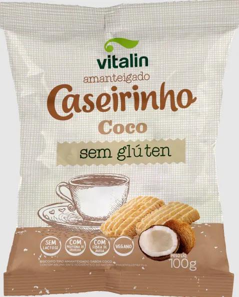 SEQUILHOS CASEIRINHOS AMANTEIGADOS COCO VITALIN 100G
